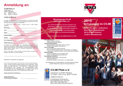 Schulungen 2015 - CVJM Pfalz eV