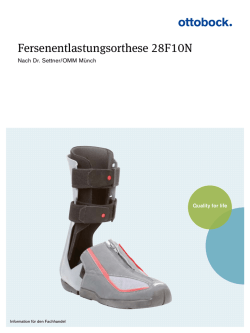 Fersenentlastungso rthese28F10N