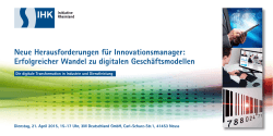 Digitaler Wandel - IHK-Initiative Rheinland