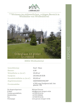 E X P O S &Eacute; - Greune-Steigert Immobilien