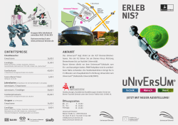 aktuellen Flyer - Universum® Bremen