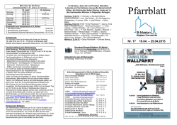 Pfarrblatt - St. Marien Br&ouml;gbern
