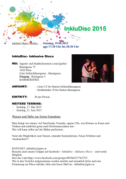 InkluDisc 2015 - Integration Wien