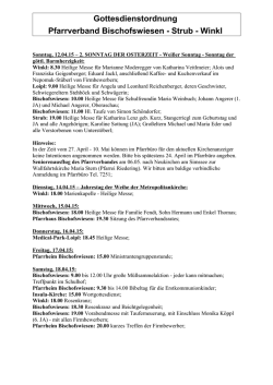 Gottesdienstordnung Pfarrverband 12.04.