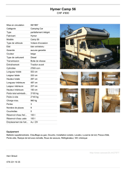 Hymer Camp 56 - caravan24.ch
