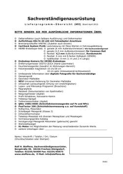 Sachverst&auml;ndigenausr&uuml;stung