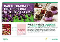 das thermomix® oster-special 16.03. bis 10.04.2015
