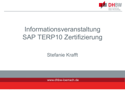 Infoveranstaltung TERP10