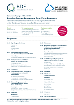 Informationen und Anmeldung