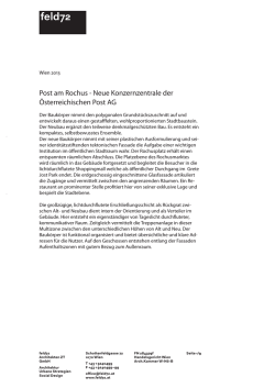 Neue Konzernzentrale der &Ouml;sterreichischen Post AG