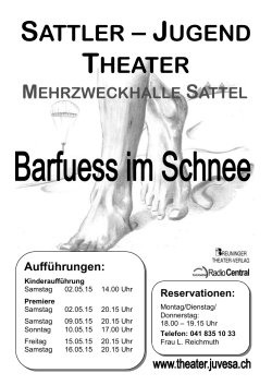 Programmheft 2015 - Sattler-Jugend Theater
