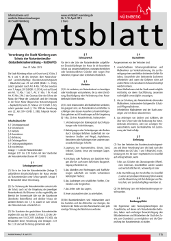 Amtsblatt der Stadt Nürnberg - Ausgabe 07/2015 (08.04.2015)
