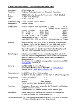 Ausschreibung Kreiscross Mittelsachsen 2015