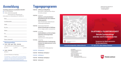 Flyer des Symposiums "Salafismus & Islamfeindlichkeit"