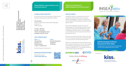 Infobrosch&uuml;re - Anmeldung INSEA Selbstmanagement Kurs