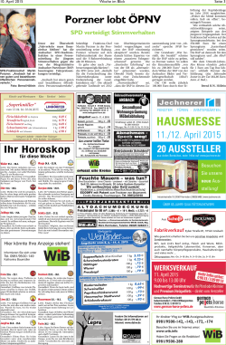 Porzner lobt ÖPNV - FLZ Fränkische Landeszeitung Ansbach