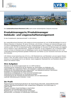 in Geb&auml;ude- und Liegenschaftsmanagement (PDF - LVR
