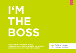 I&acute;m the boss