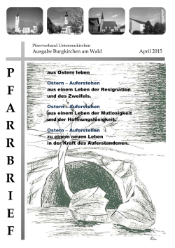 2015-04 Pfarrbrief Bgk-online - Pfarrei Burgkirchen am Wald