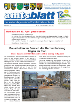 AMTBSLATT Nr. 15 vom 09.05.2015 - Ramstein