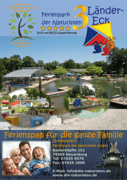 DLE Prospekt 2015 - Dreil&auml;ndereck Ferienpark der Naturisten
