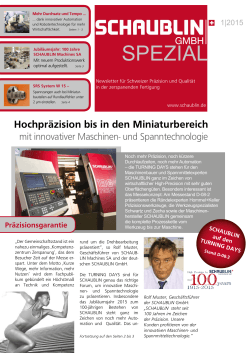 Lesen - Schaublin GmbH