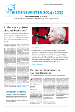 3. Zeitung Friedenswinter 2014/2015
