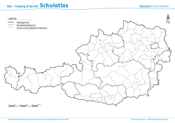 Stumme Karte: Österreich - öbv – freytag & berndt Schulatlas