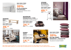 IKEA FAMILY Angebote im April