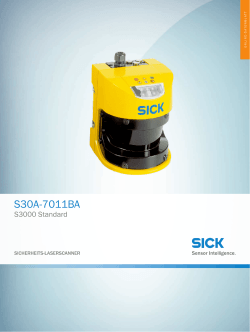 S3000 Standard S30A-7011BA, Online-Datenblatt