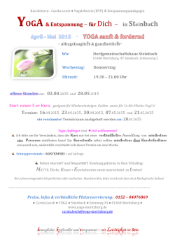 in Steinbach - Yoga-Moritzburg