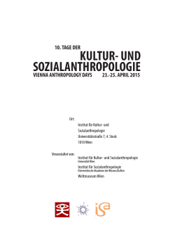 kultur- und sozialanthropologie - Österreichische Akademie der