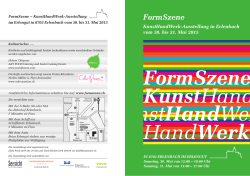 Flyer 2015 - FormSzene