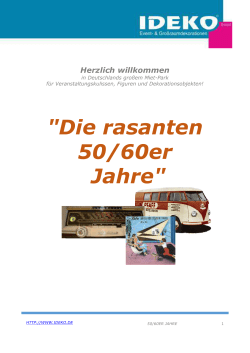 50er- und 60er-Jahre