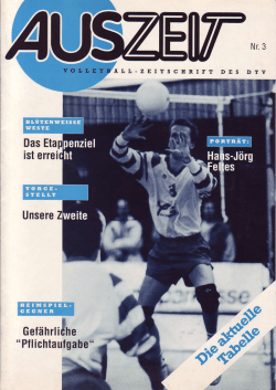 DTV-Auszeit_93-94_Nr._3 - SWD powervolleys D&uuml;ren