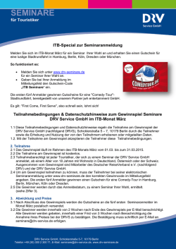 ITB-Special zur Seminaranmeldung
