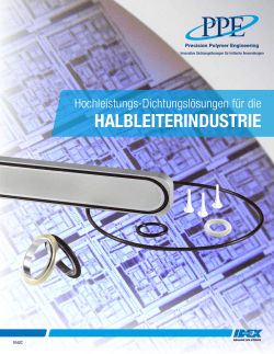 HALBLEITERINDUSTRIE - Precision Polymer Engineering