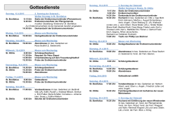 Aktueller Pfarrbrief - St Bonifatius Horas Home