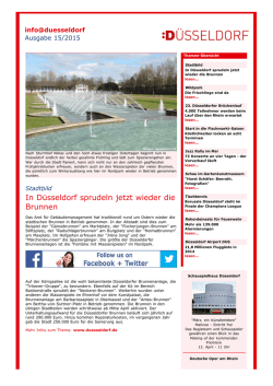 info@duesseldorf - Ausgabe 14/2015