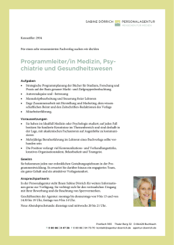 Info - Personalagentur Sabine D&ouml;rrich