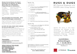 RUGS & DUGS 2015 - Flyer.pdf - Willert Software Tools GmbH