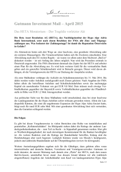 Investment Mail &ndash; April2015 Das HETA Moratorium
