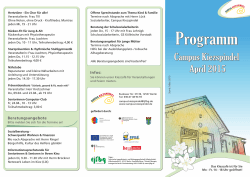 Programm April 2015