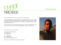 Timo Roos Physiotherapie