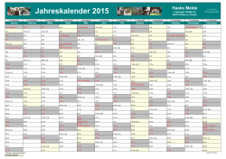 Jahreskalender mit Ferien Bayern