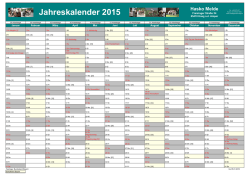 Jahreskalender mit Ferien Bayern
