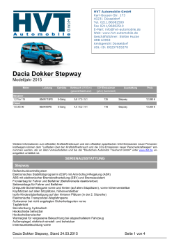 Dokker Stepway - HVT Automobile GmbH