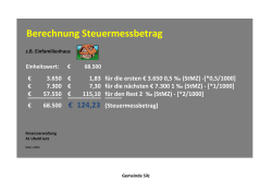 Grundsteuerbemessung Einfamilienhaus
