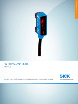 W2S-2 WTB2S-2N1330, Fiche technique en ligne
