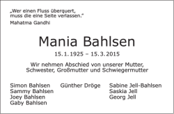Mania Bahlsen